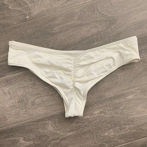 Billabong White Cheeky Bikini Bottom